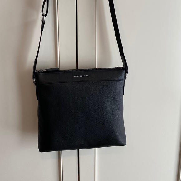 Michael Kors Leather Messenger Bag - Picture 4 of 7